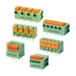 5.08mm Pitch PCB Screwless Spring Terminal Block Vertical Wiring Entry