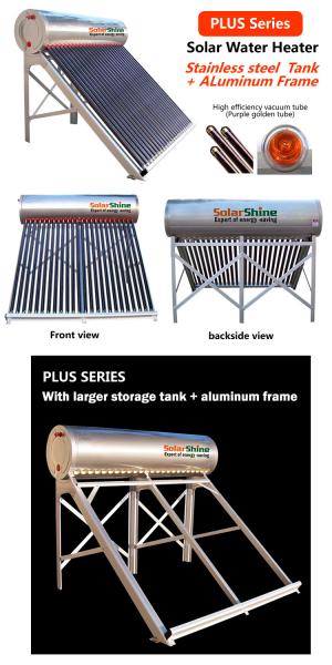 Convenient Solar Powered Hot Water Heater Vacuum Absorber Tubes For Commercial Use