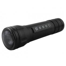 China 5V Black Music LED Camping Torch Ultralight Backpacking Flashlight MP3 Player on sale