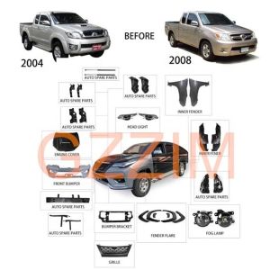China Fortuner 2004-2012 Car Body Kit Front Facelift Kit wholesale