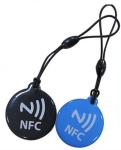Programmable Waterproof NFC Epoxy Tag With Printing QR Code Unique ID Number