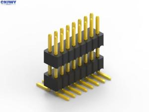 China Custom 1.27 Pitch Pin Header , 2 Pin To 50 Pin Board To Board Connector wholesale