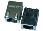 Low Profile 1x1 Port Rj45 PCB 10/100 Base-T Tab-up With LEDs LPJK8001AGNL