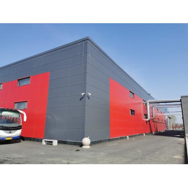 Industry Q355 Q235 Steel Structure Workshop Prefab Metal Workshop For Food Factory