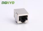 1 Port cat 6 RJ45 connector modules with internal transformers for Fiber Optic