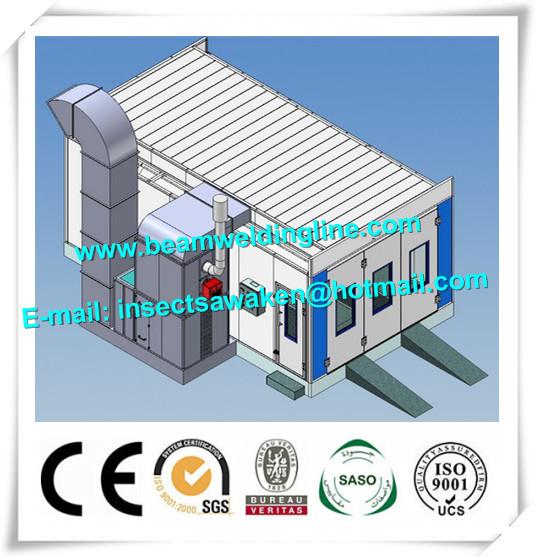 Quality Automotive Spray Booth Shot Blasting Machine H Beam Dual Filtering Structure for sale