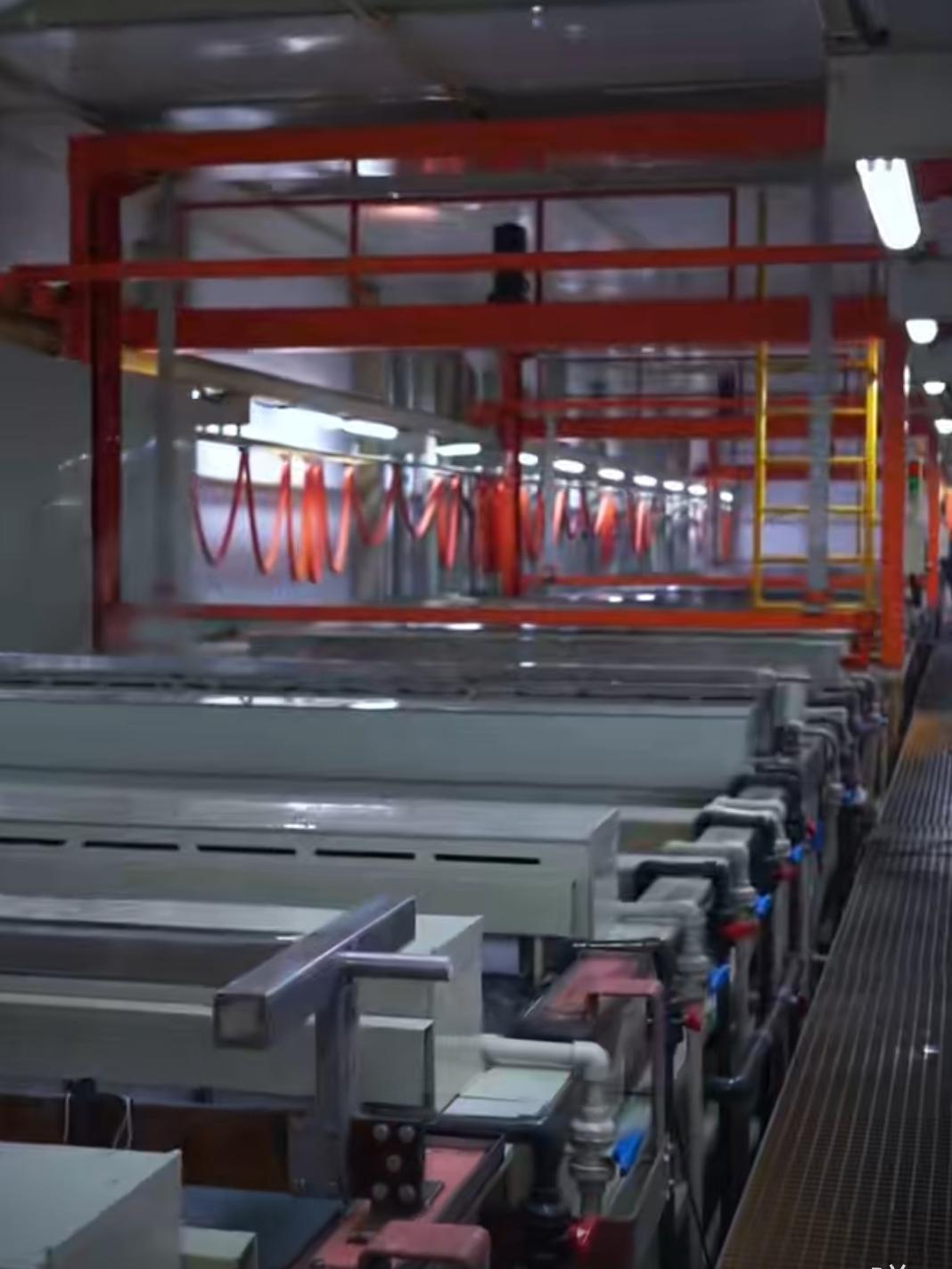 Aluminum Alloy Model Automated Anodizing Line 50HZ Micro Arc Anodizing