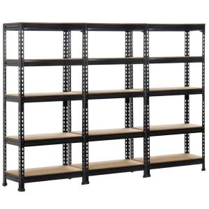 China 5 Tier Storage Shelf Rack Adjustable Metal Garage Storage Rack Garage Shelves wholesale