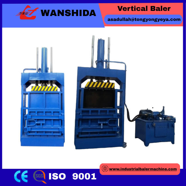 China Vertical Baler Machine For Paper, Plastic And Cardboard on sale