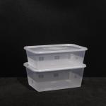 650ML PP Lunch Box With Lid Customized Printing Durable and Reusable for
