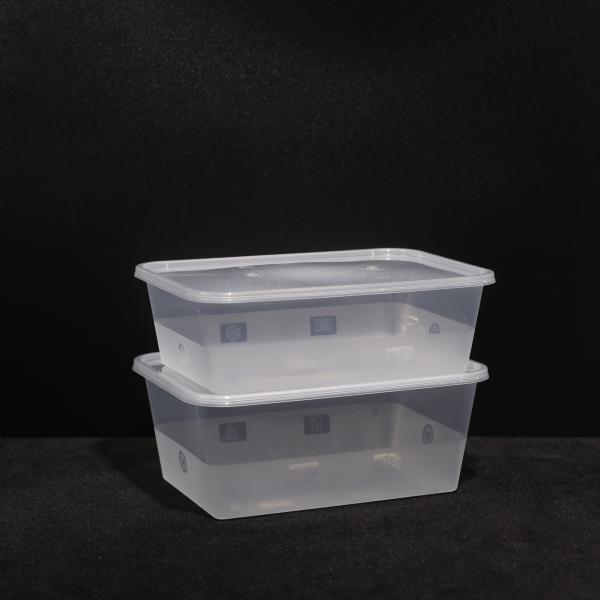 650ML PP Lunch Box With Lid Customized Printing Durable and Reusable for