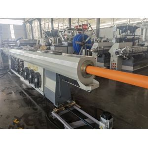 China Making Machine Line For PE PP PVC PPR HDPE MPP Pert Plastic Water Pipe Cable Conduit Tube Extrusion Production wholesale
