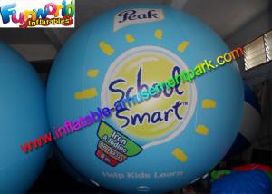 China Sun Inflatable Advertising Model , Yellow Inflatable Helium Balloon For Festival wholesale