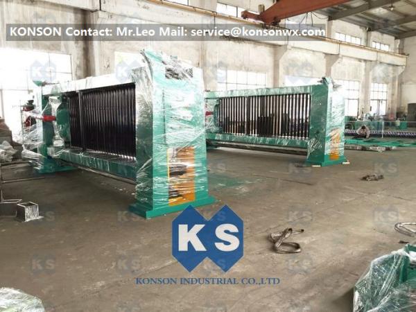 Quality High Efficiency Gabion Mesh Machine Mesh Size 60x80 Mm Producing Rate >3.3 M / Min for sale