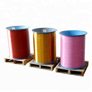 China Colorful 1/2'' Nylon Coated Wire Rolls For t4.8mm Book on sale