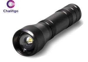 Portable High Output LED Flashlight , Waterproof Flashlight Adjustable 5 Modes
