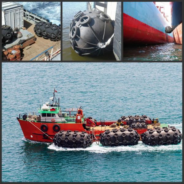 80kpa Professionally Certified Durable Floating Pneumatical Rubber Tyre Fenders For Ship & Boat