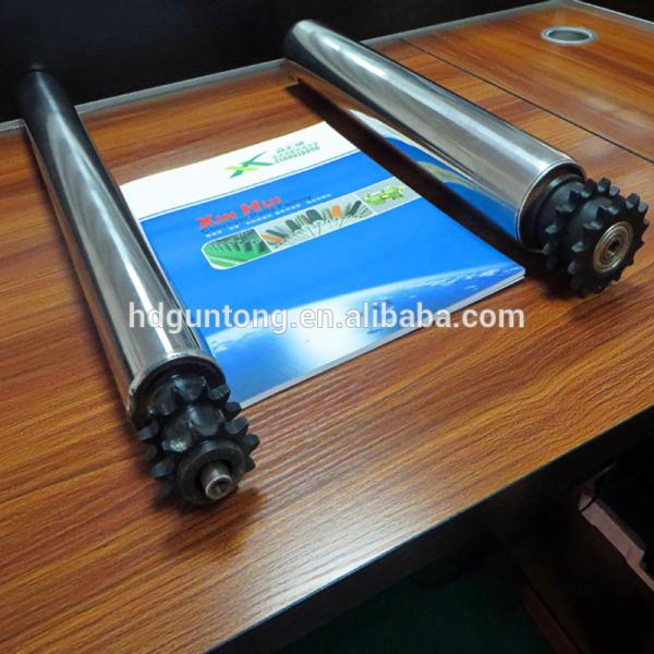 Quality Material Handling Adjustable Roller Conveyor With Double Sprockets for sale