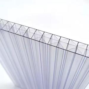 China 16mm-32mm X Structure Polycarbonate Sheet Multiwall UV Coating Plastic Clear Multiwall Polycarbonate Sheet wholesale