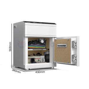 China Solid Steel Fingerprint Lock Smart Box Safe With Auto Open Fingerprint Lock Safe wholesale