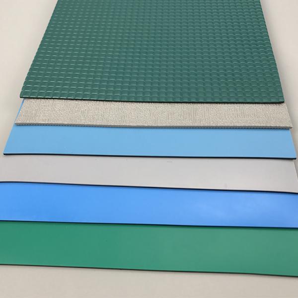 Acid And Alkali Resistant Blue Black Green Grey Vinyl ESD Mat 3 Layer Dissipative