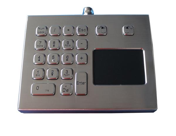 Quality Desktop Movable USB industrial touchpad / kiosk touchpad with numeric keypad for sale
