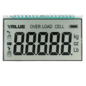 China Reflecive 7 Segment Monochrome LCD Screen Module support Customize wholesale