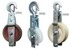 China SHT Grounding Wire Stringing Block / 20KN Cast Steel Sheave Stringing Block on sale