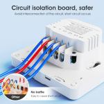 Tuya WiFi Touch Wall Switch Type C, EU Standard, RF433, 110-240V, with Timer and