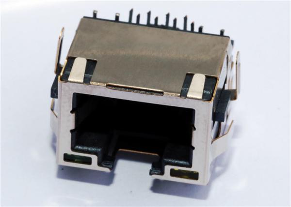 Quality Shielded Low-Profile RJ45 Connector With LEDS LPJE169AENL for sale