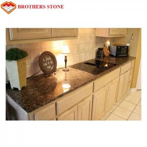 China Well Polished Nature India Tan Brown Granite Ston Tiles Standard Or Customized Size wholesale