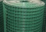 Electric Galvanized Welded Wire Mesh Rolls / Green Mesh Fencing 0.60mm-6.0mm Dia
