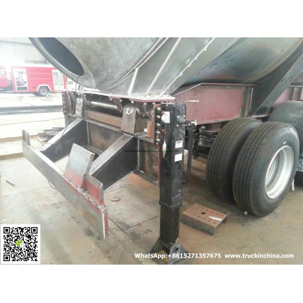 Aluminum Alloy Wheat Flour Bulk Tanker with Tipping Hydraulic Cylinder (6000USG-10000USG )whApp:+8615271357675