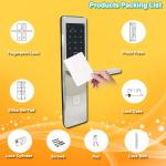 Bluetooth Fingerprint Card Reader Access Door Lock Control System Security Entry