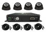 4 Channel School Bus Surveillance Vehicle Security Camera System 720P MDVR Kits