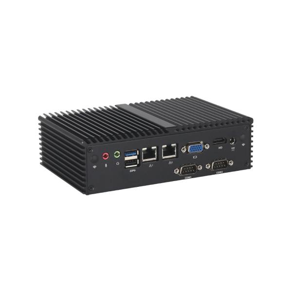 Quality Dual Ethernet 3COM DDR3L Industrial Fanless Mini PC Intel Celeron J1900 for sale