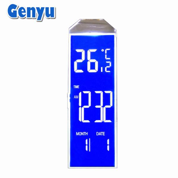 Quality Custom LCD Screen HTN Segment Blue Zebra White Backlight For Desk Lamp for sale