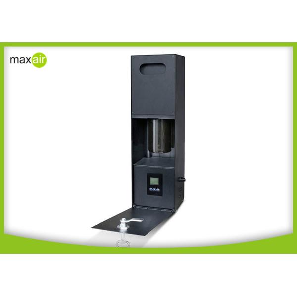 Stand alone refillable large area scent diffuser with fan and lock
