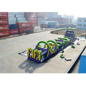 Radical Run Extreme Inflatable Obstacle Challenges , Inflatable Slide Run
