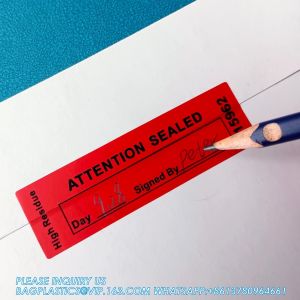 Transfer Tamper Evident Security Warranty Void Seals / Stickers Security Tamper