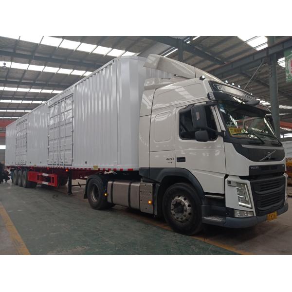 Mechanical Suspension 20FT 40FT Box Semi Trailer with Side Door Van Cargo Semi Trailer