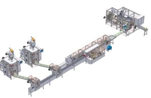 Fully Automatic Packaging And Palletizing PLC Control With Collaborative Robots