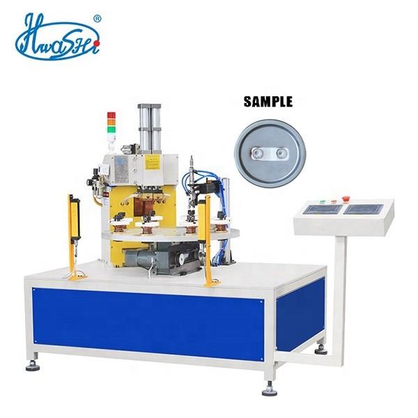 Quality Pipe Clamp Rotary Welding Machine With Automatic Unloading System for sale