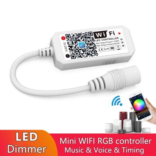 Voice Control LED Strip Wifi Controller For RGB Strip Light CE Certified