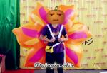 Wearable Inflatable Performance Costume, Inflatable Flower Wing for Dancer
