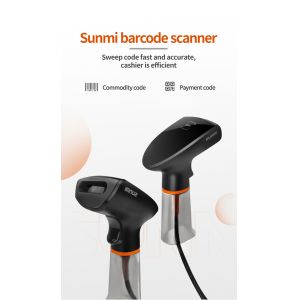 China Sunmi Handheld Wired 1D 2D USB Barcode Laser Scanner wholesale