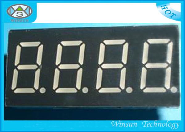 Eco Friendly 4 Digit 7 Segment Led Display With 0.8 Inch Height , SGS Certificat