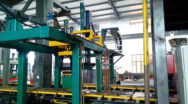 Quality Simens Control Flaskless Moulding Machine Horizontal Moulding Casting Machine for sale