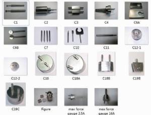 China CEE7 Plug Socket Tester Plug And Socket Gauge Calibration Certificate on sale
