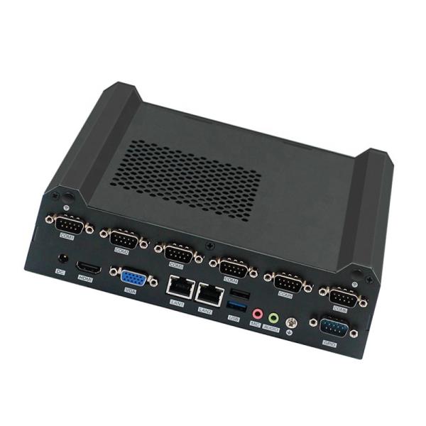 Haswell-U 4th i3 i5 i7 dual cores industrial mini computer 6 COM 2 gigabit LAN